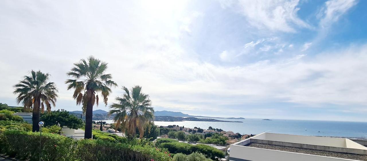 Magnifique Appartement Vue Mer - Grande Terrasse Et Piscine Bandol Ngoại thất bức ảnh