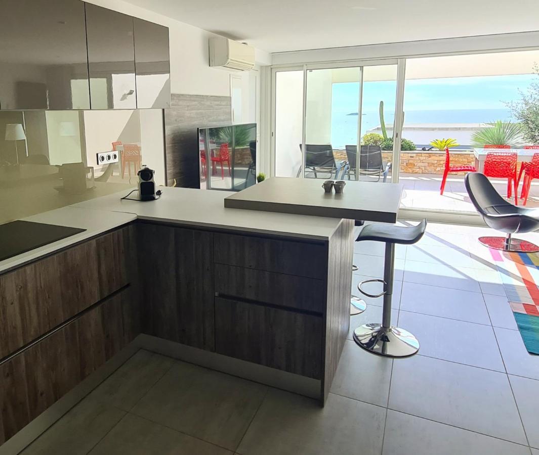 Magnifique Appartement Vue Mer - Grande Terrasse Et Piscine Bandol Ngoại thất bức ảnh